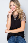 CURVY LEOPARD TOP