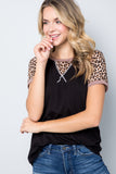 CURVY LEOPARD TOP