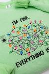 PREORDER: I'm Fine Embroidered Sweatshirt