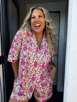 PREORDER: Floral and Cherries PJ Set