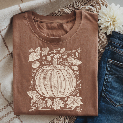 Fall Pumpkin Graphic T-Shirt