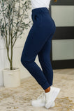 Giving the Run Around Joggers in Navy