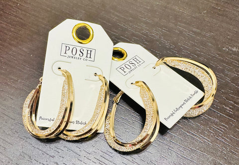 POSH GOLD EARRINGS