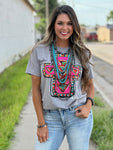 Callie Ann Stelter's Neon Cross Tee