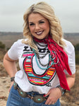 Callie Ann Stelter Lucky Serape Horseshoe Tee