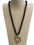 ASSORTED WOODEN LONG NECKLACE