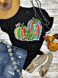 CALLIE ANN STELTER TRIO OF PUMPKINS TEE