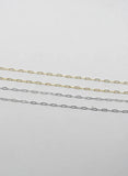 PREORDER: Mini Paperclip Chain Necklace in Silver