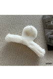 FAUX FUR HAIR CLAW CLIP