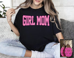 GIRL MOM CHECKERED TEE