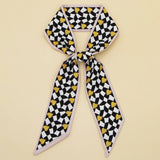 PLAID PRINT HEAD SCARVES