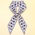 PLAID PRINT HEAD SCARVES