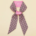 PLAID PRINT HEAD SCARVES