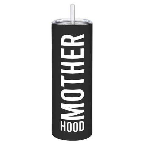 Matte Skinny Tumbler with Straw - Motherhood