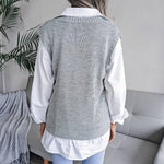Ladies Sleeveless V-Neck Sweater Vest