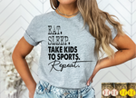 Eat Sleep Take Kids to Sports