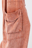 EASEL MINERAL WASHED TERRY KNIT PANTS