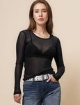 Sheer Mesh Top
