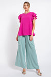 CURVY CHIC WOVEN TOP