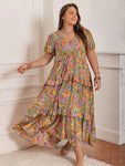 THE FLORAL DUSTY DRESS