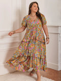 THE FLORAL DUSTY DRESS
