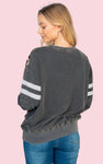 FOOTBALL SEQUIN SWEATSHIRT