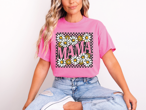 Mama Checkered Daisies