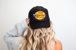Stay Wild Cowgirl DTF Printed Black Trucker Hat