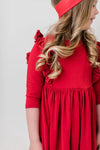 MILA & ROSE 3/4 Ruffle Twirl Dress