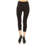 Yelete Women's Capri Seamless Leggings