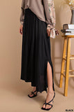 BLACK MAXI SKIRT