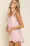 SLEEVELESS BOHO KNIT TOP
