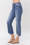 JB DESTROYED CROPPED STRAIGHT JEANS