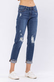JB DESTROYED & CUFFED SLIM FIT