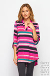 STRIPED GABBY TOP