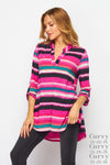 STRIPED GABBY TOP