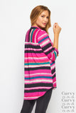 STRIPED GABBY TOP