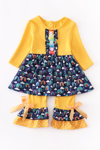 RAINBOW PRINTING ROMPER