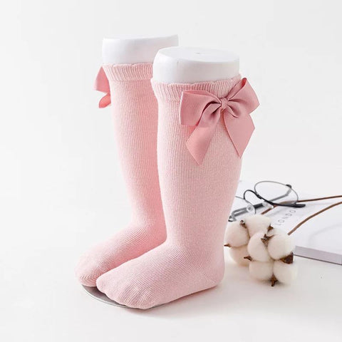 HIGH SOCKS WITH BOW