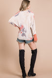 TIE-DYE THUMB DOLMAN SLEEVE TOP