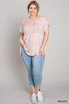 TIE DYE TIERED BABYDOLL TOP