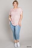 TIE DYE TIERED BABYDOLL TOP
