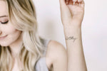'WORTHY' TEMP TATTOO