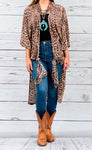 VISCOSE LEOPARD DUSTER