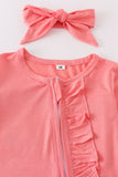 RUFFLE ZIP BABY ROMPER