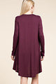 PRETTY IN PLUM CARDIGAN