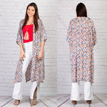 FLORAL PRINT DUSTER