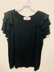 RUFFLE SLEEVE TOP