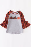 PUMPKIN RUFFLE TOP