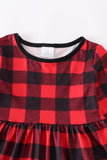 CHECKER REINDEER DRESS
